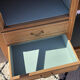 Oak display cabinet