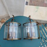 Pair of vestibule lanterns