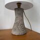 Lampe de bureau ou de table granit pierre sculptée 1970