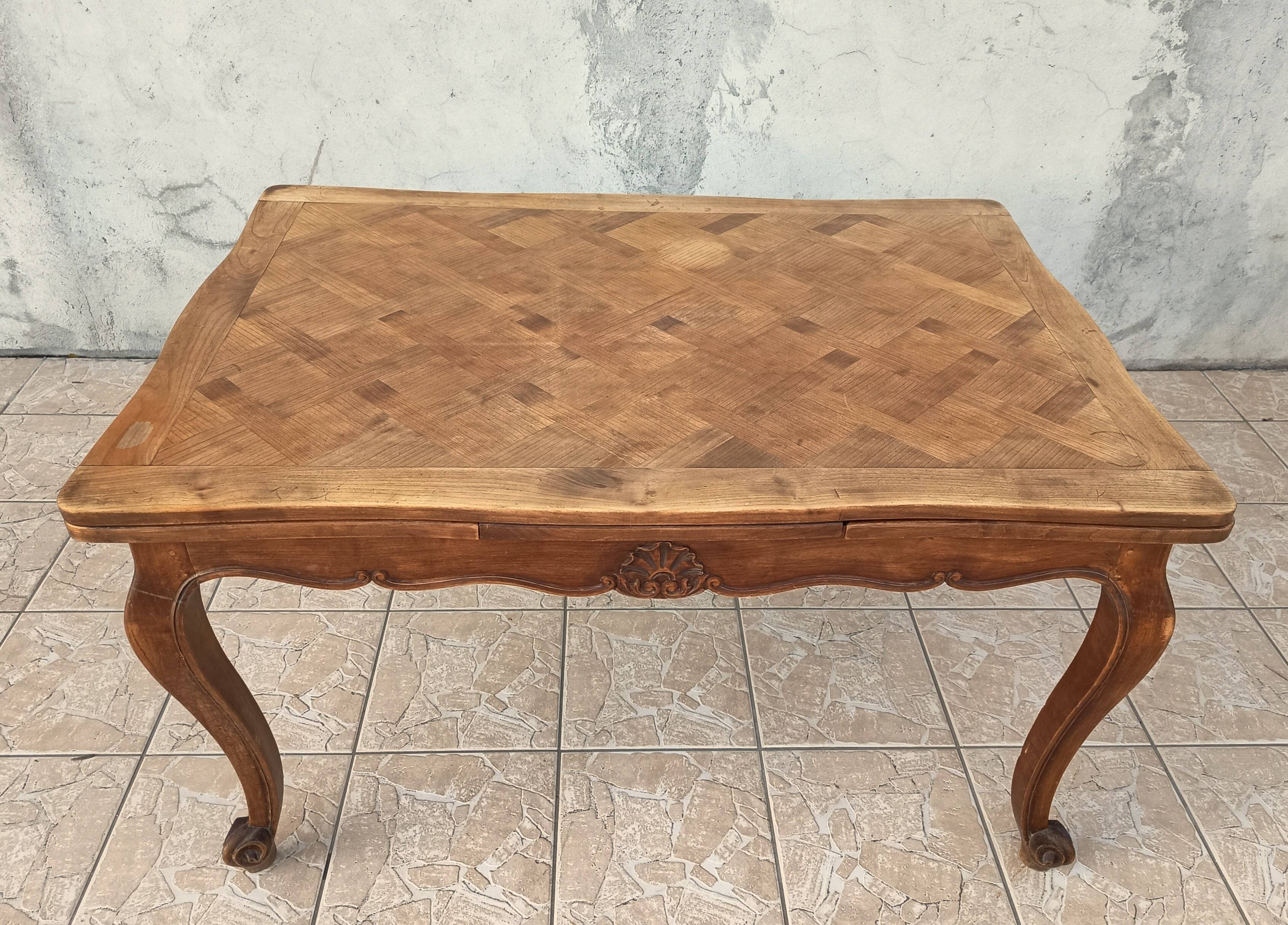 Louis XV style beech table