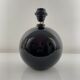 Black opaline ball lamp foot