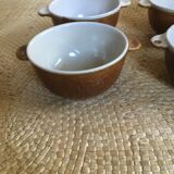Series of 6 sandstone bowls