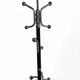 Vintage space age style floor standing coat rack with chrome/brown finish