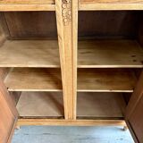 Large antique high oak sideboard