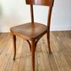 Thonet bistro chair in curved wood early twentieth century