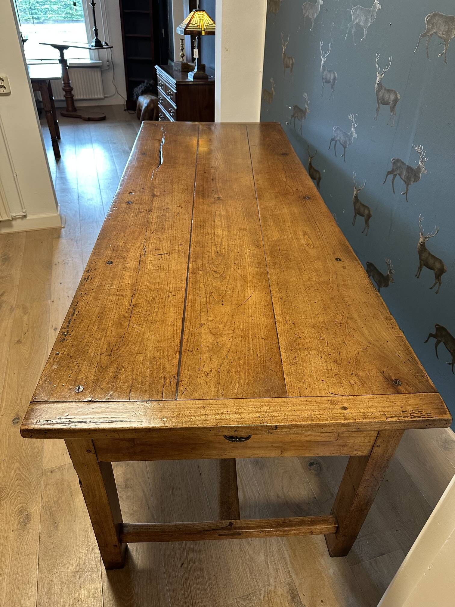 Large cherrywood farmhouse