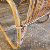 Rattan bench
