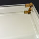 Art deco glass serving tray