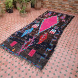 Carpet ancient azilal vintage Moroccan Berber 290 x 125 cm
