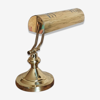 Brass notary or banker's lamp