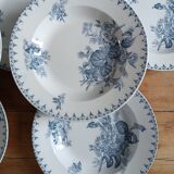 Set of 9 iron earth plates