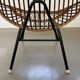Rattan chair, vintage design, 1960s