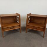 Paire de tables de chevet atelier Saint Sabin