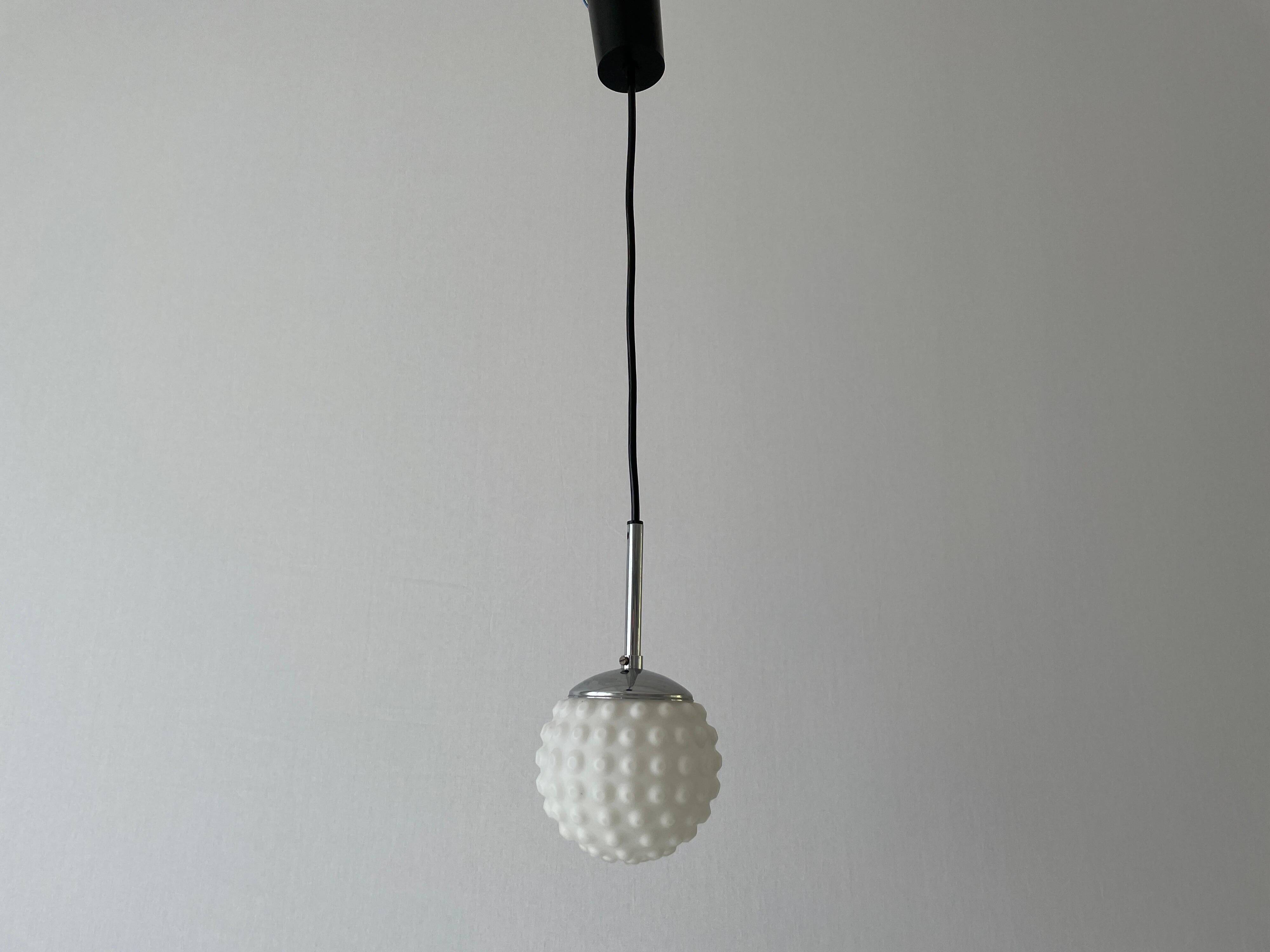 Small Ball and Ball glass ceiling light by Rolf Krüger for Staff, 1970s, Germany.