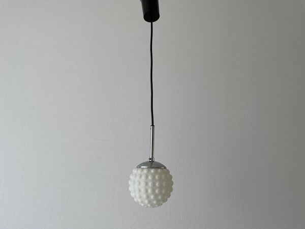 Suspension Ball and Ball en verre de petite taille par Rolf Krüger pour Staff, années 1970, Allemagne