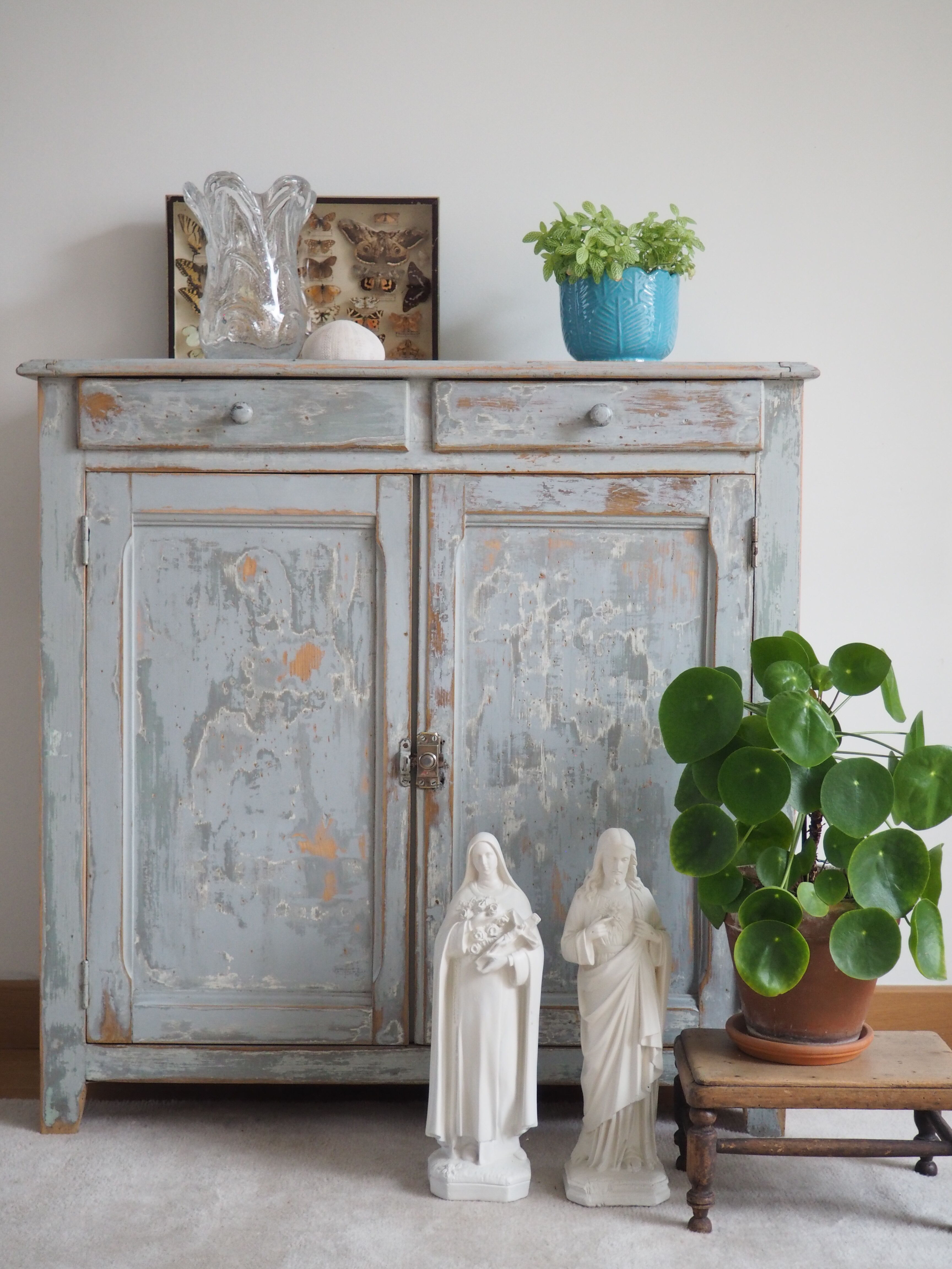 Patinated sideboard