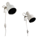 Pair of adjustable wall lamps designed by Per Sundstedt for Kosta Lampan