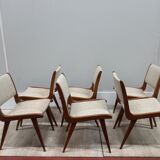 6 compass foot chairs