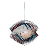 Lampe suspendue vintage danoise Konkylie par Louis Weisdorf, Lyfa, 1963