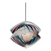 Lampe suspendue vintage danoise Konkylie par Louis Weisdorf, Lyfa, 1963
