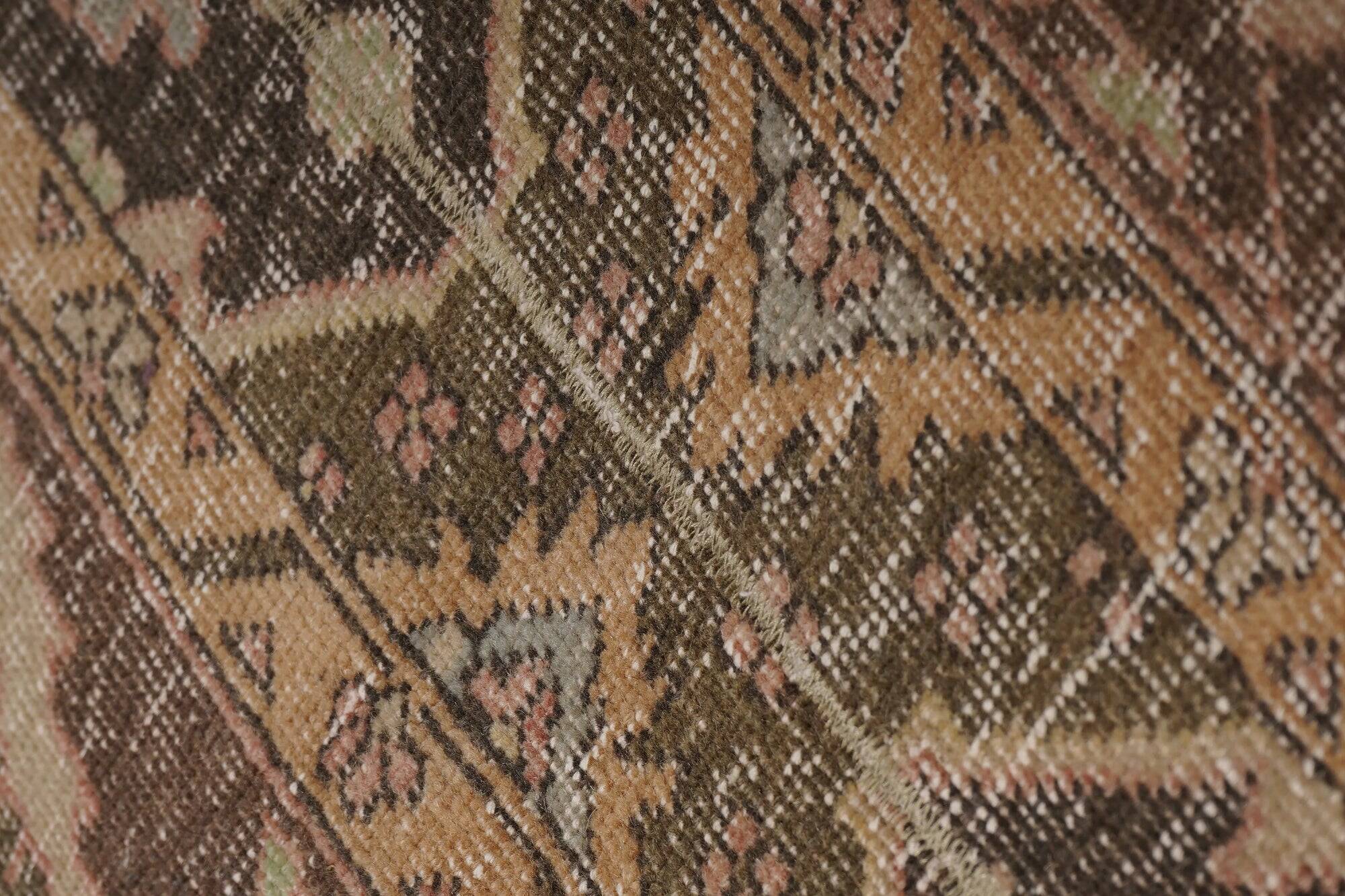 Vintage Turkish hallway rug 53x635 cm
