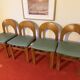Set of 4 Arcadia dining chairs by Caraceni for Tagliabue.