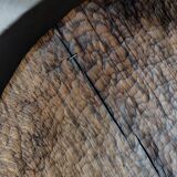 Carved oak plate