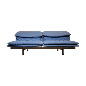 Blue Wave Sofa by Giovanni Offredi for Saporiti Italia