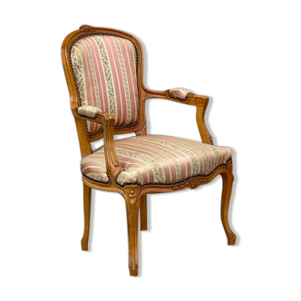 Fauteuil cabriolet de style Louis XV