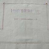 Old great days sheet & returns ecru linen canvas - (circa 1900) never used 228 x 290 cm