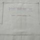 Old great days sheet & returns ecru linen canvas - (circa 1900) never used 228 x 290 cm