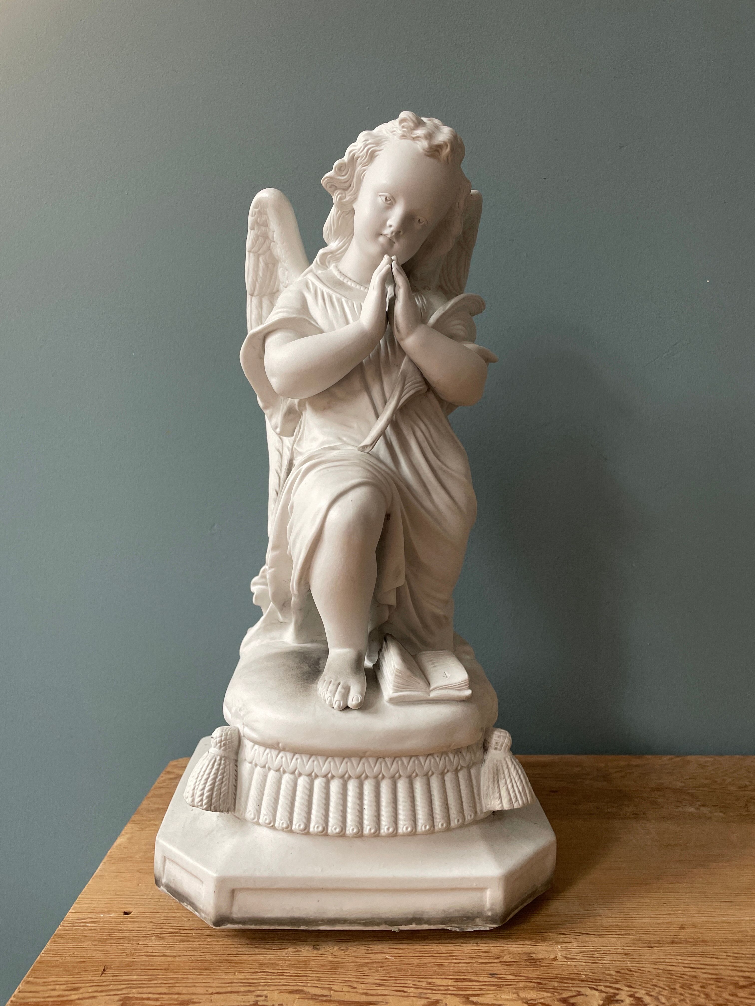 Angelot biscuit of the nineteenth signed