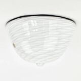 Vintage Artigianato Muranese Murano Flush Mount Ceiling Light