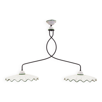 Pendant lamp, Italian design, 1970s, production: Italy