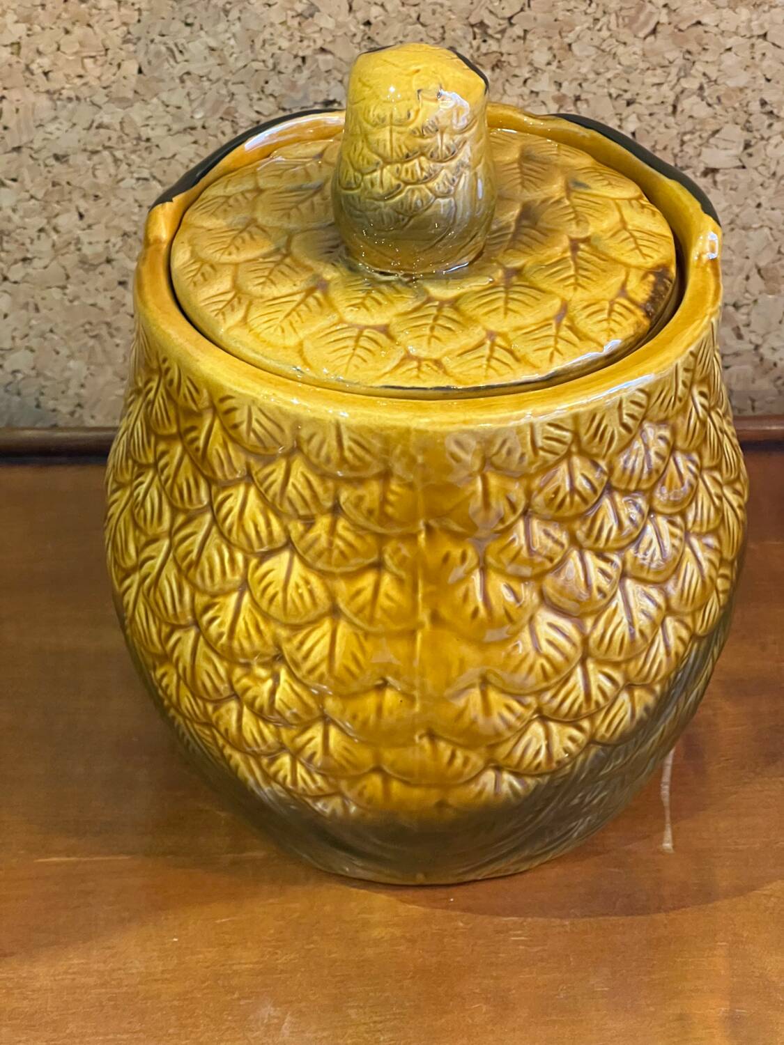 Owl 1970 / slipware box