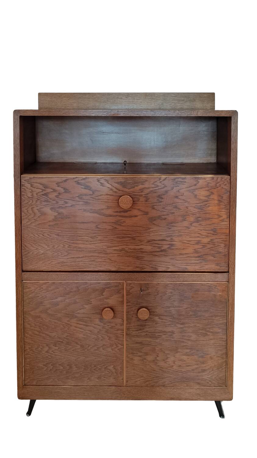 Secretary desk Amsterdam School Art Deco signed Eshuis & Co.