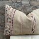 Vintage Berber Kilim cushion cover: Moroccan wool cushion