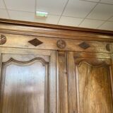 19th walnut wardrobe