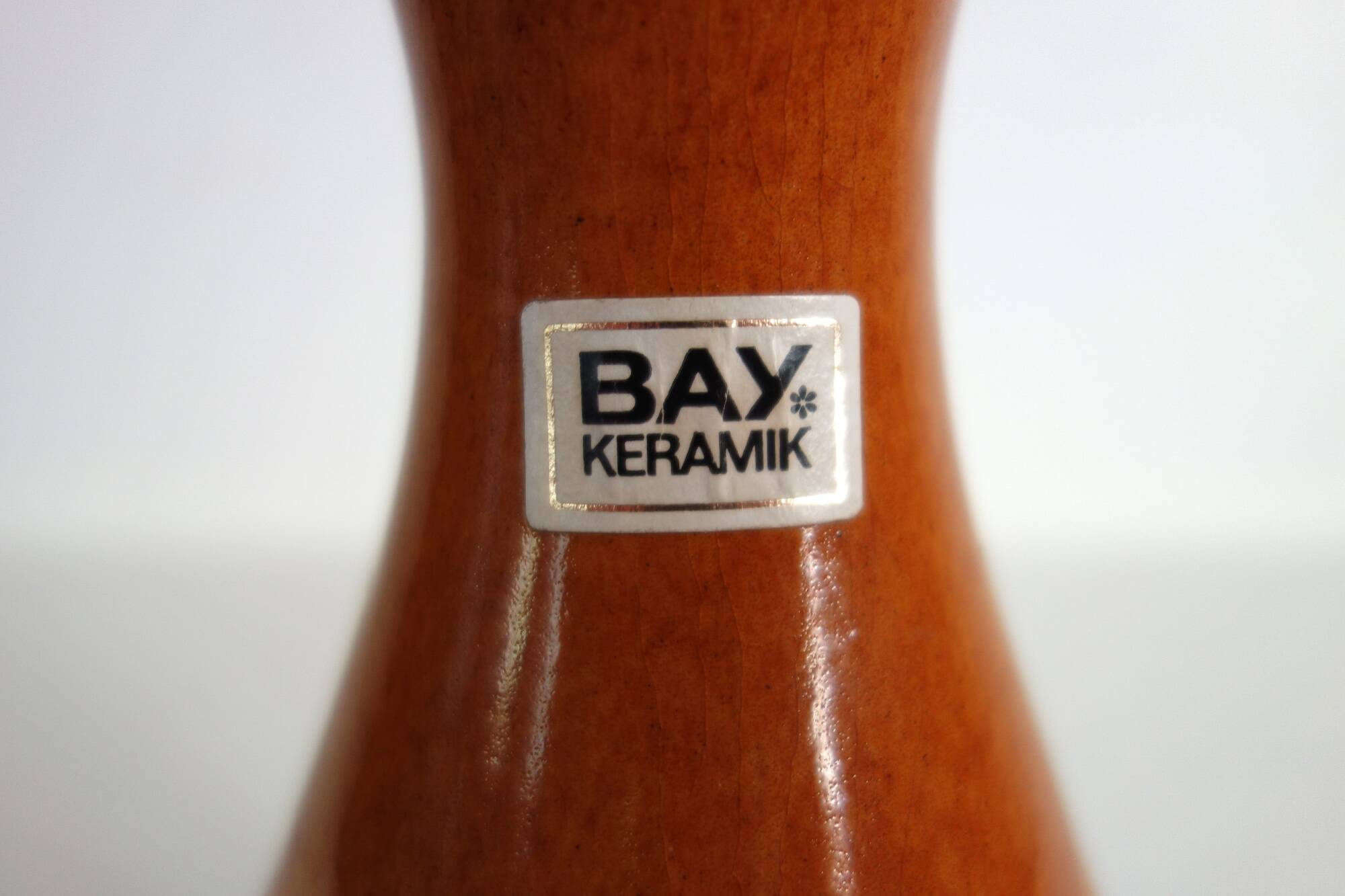 Fat Lava Bay Ceramic Vase, 1960s