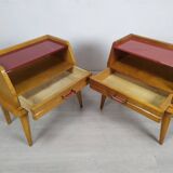 Pair of vintage bedside tables