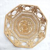 Old braided lace basket