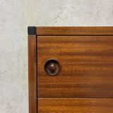 Vintage ARP Guariche Minvielle 1960s enfilade buffet display cabinet