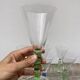 6 verres à pied / coupes à champagne cristal