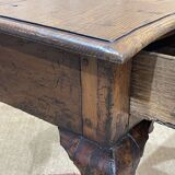 18th century English rustic console in chestnut and cherry