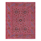 Vintage hand-embroidered tribal tapestry 245x299 cm
