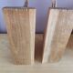Pair of vintage solid oak deer bookends