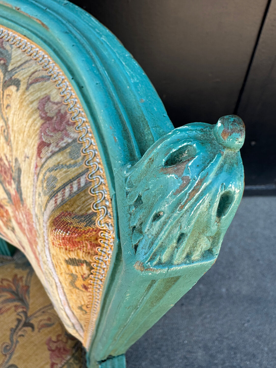 Louis XVI convertible armchair