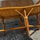 Vintage woven rattan set