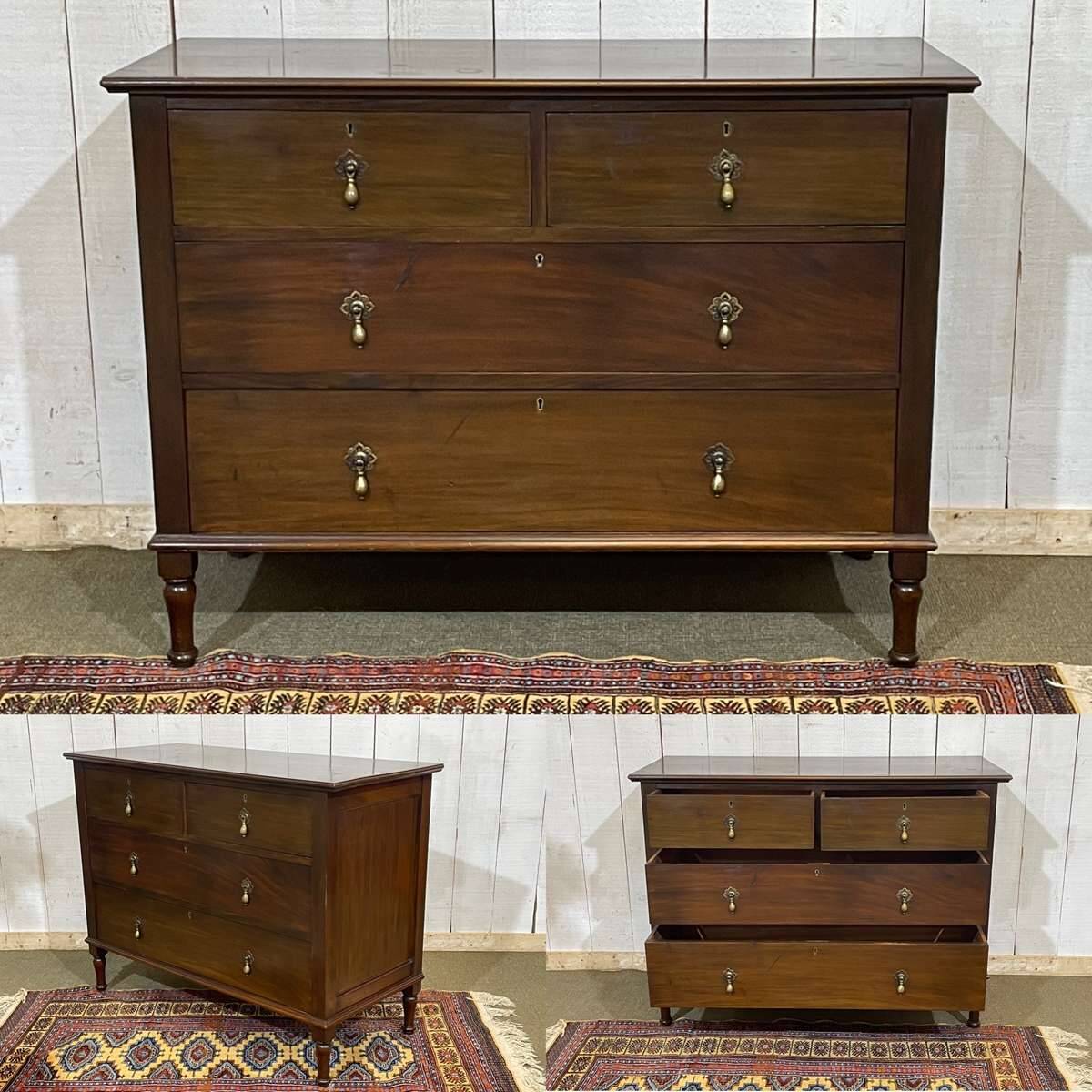 English mahogany commode from the 1930s.