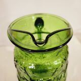 Carafe en verre gaufré Marguerite